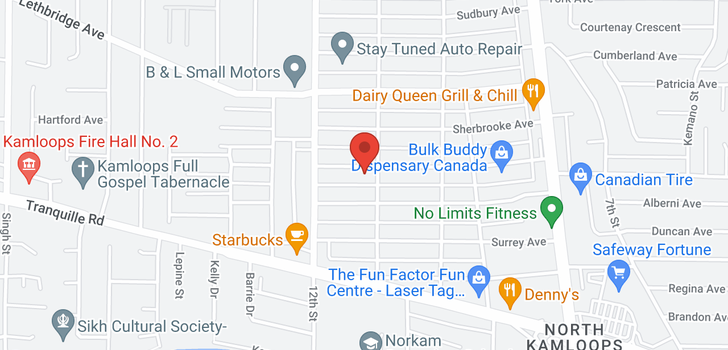 map of 1113 SELKIRK AVE